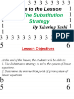 The Substitution Strategy