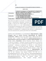 Acta 133 BL Subversión FARC Martin Francisco Puerta, Norberto Morales, Jesus Eduardo Martinez Imputacion Parcial y Medida de Aseguramiento 31.08.2016