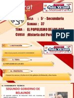 S37-5to - Sec-Historia Del Perú-Pdf-El Populismo de Los 8os