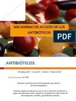 3ER PARCIAL MECANISMO DE ACCION DE LOS ANTIBIOTICOS (1)