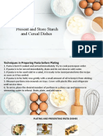 Present and Store Starch and Cereal Dishes