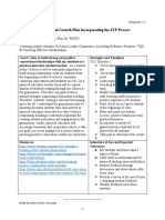 A Professional Growth Plan Incorporating The STP Process