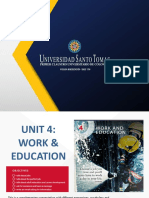 UNIT 4- Work and Education