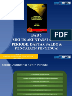 BAB 6 Siklus Akuntansi Akhir Periode Daftar Saldo & Pencatatan Penyesuai