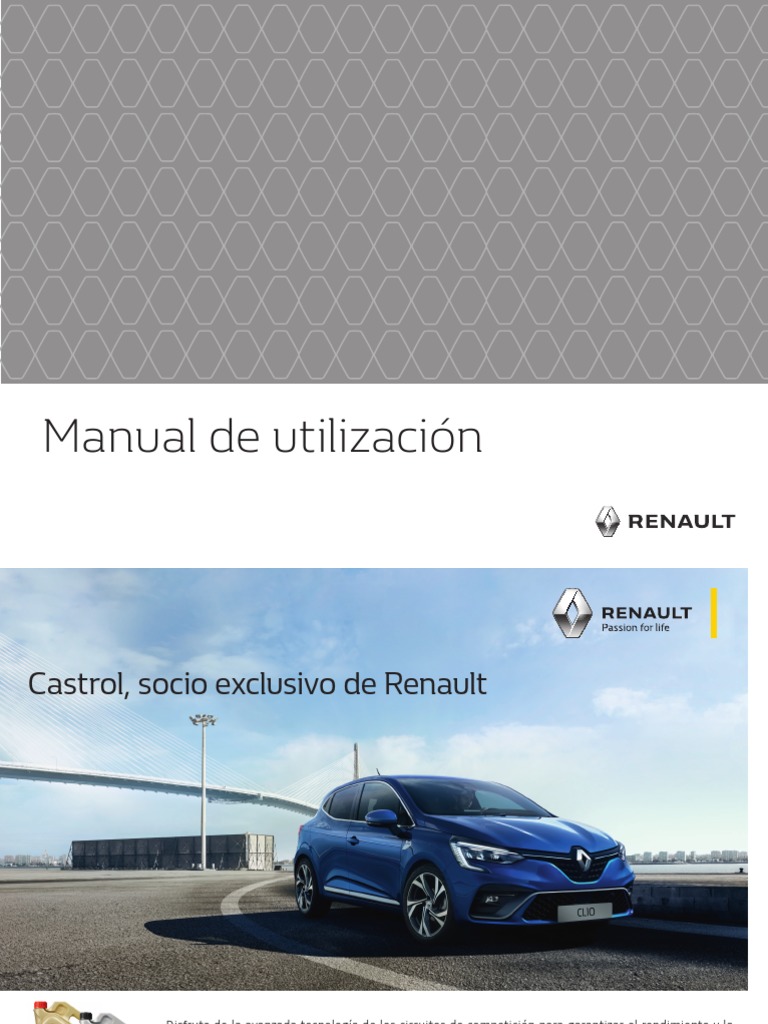 Manual de Utilización Renault Sandero Stepway PDF Componentes Vehículos