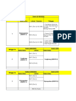 Jadwal Bian Dan Bias 22