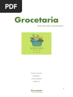 Grocetaria - A Report