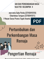 Pertumbuhan Dan Perkembangan Masa Remaja Kelompok 4