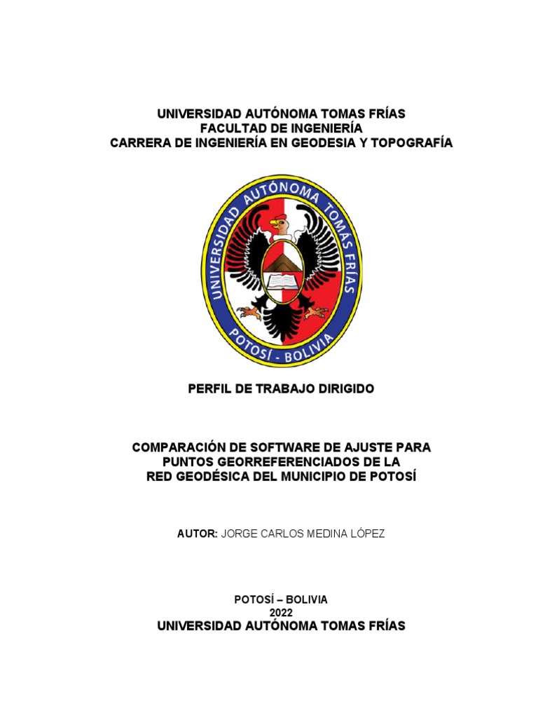 Comparación de Software Geodésico en Potosí | PDF | Teoría | Paradigma
