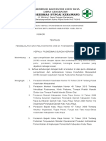 5.5.1.1 SK Kepala Puskessmas Tentang Peraturan, Kebijakan Dan Prosedur-Prosedur Yang Digunakan Sebagai Aacuan Dalam Pengelolaan Dan Pelaksanaan UKM