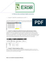 10 Trucos para Ahorrar Tiempo Con Excel