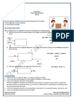 Class Viii - Science - CH-11 - Force and Pressure - Notes-1