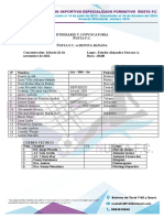 Itinerario para El Partido Ñusta VS Bonita Banana Semi Fnal Ida