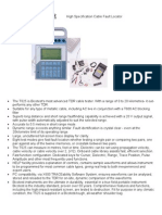 Bicotest T625 Cable Fault Locator with 20km Range