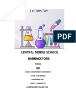 Shubhrodeep's Chemistry Project