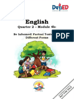 Quarter 2 MODULE 4B Distinguish Various Types of Informational or Factual Text PDF