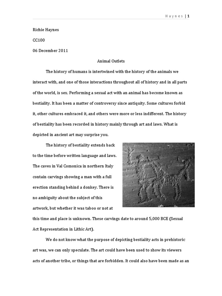 History and Controversy of Bestiality | PDF | Religion & Spirituality