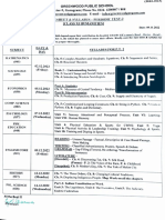 Iclass Ni Ihumanitiesi: Datesheet & Syllabus-Periodic Test-2