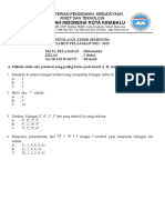 Cover Soal PAS 2022-2023 SD Kelas 1-3 Revisi