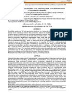 Analisis Kelayakan Usaha Produksi Tahu Sumedang (Studi Kasus Di Pabrik Tahu XY Kecamatan Conggeang)