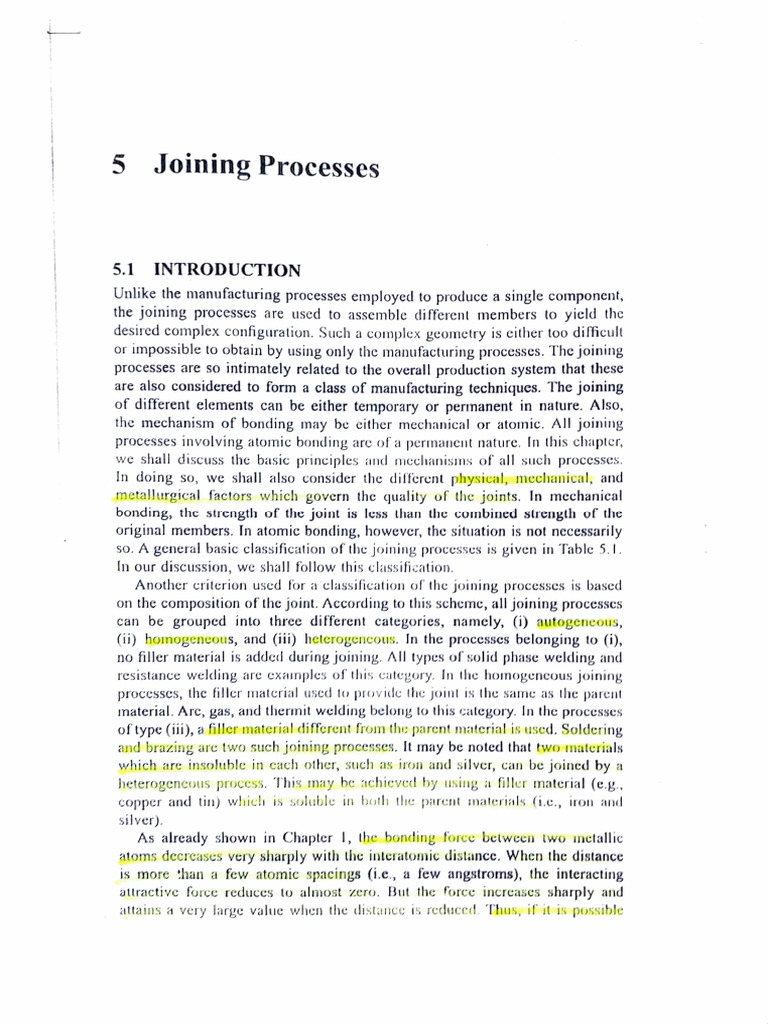 Joining Process Ghosh and Malik Download Free PDF Construction