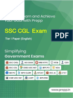 SSC CGL Xam: Tier I Paper (English)