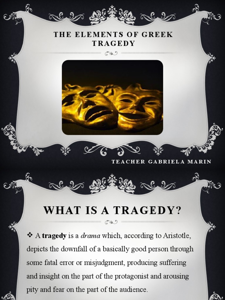 Elements of Greek Tragedy PDF Plot (Narrative) Tragedy