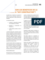 ¿Cuáles Son Los Beneficios de La Tarjeta "Soy Constructor"?: G P I C