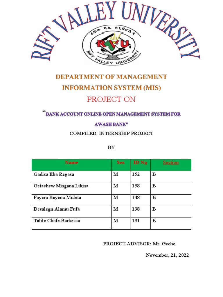 Rift Valley University | Download Free PDF | Swot Analysis | Banks