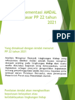 1. Implementasi AMDAL Berdasar PP 22 Tahun 2021