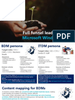 Full Funnel Lead Nurturing: Microsoft Windows 10 OS