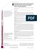 Diversity and Distributions - 2011 - Pe Er - Butterfly Diversity at The Ecotone Between Agricultural and Semi Natural