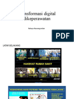 Transformasi Digital Dikeperawatan NS NAWANG