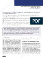 Current Concepts in The Pathogenesis and Management of Coronary No-Re Ow Phenomenon