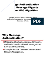 Message Authentication Using Message Digests and The MD5 Algorithm