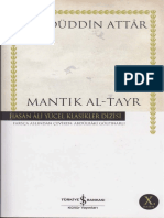 042 Feridüddin Attar Mantık Al-Tayr İş Bankası Yayınları
