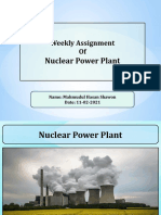 Hasan - Presentation On Nuclear Power Plant