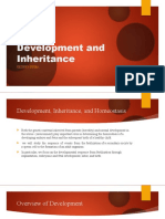 Development and Inheritance