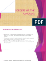 Disorders of The Pancreas