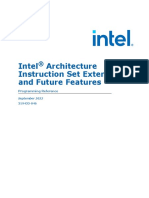 Architecture Instruction Set Extensions Programming Reference