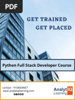 Analytiq Learning PythonFull Stack 1