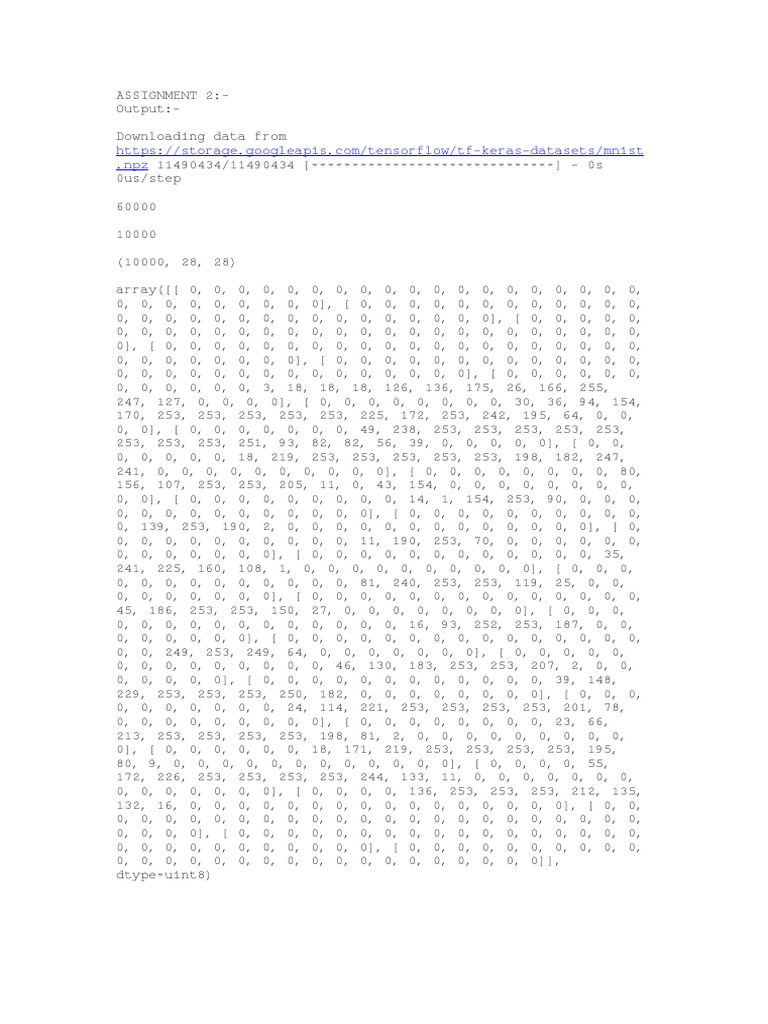 MNIST Handwritten Digit Classification Model | PDF
