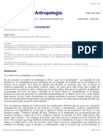 La epistemología de la complejidad según Edgar Morin