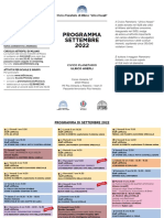Programma LOfficina Civico Planetario Milano Settembre 2022