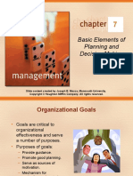 Basic Elements of Planning and Decision Making: Slide Content Created by Joseph B. Mosca, Monmouth University