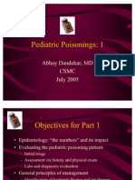 Pediatric Poisonings