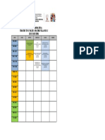 Horario T2 Fase 1