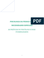 O trabalho do psicólogo com pessoas com deficiência