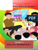 RPP Kelas 2 Tema 5 1 Lembar