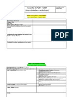 Hazard Report Form - MBL